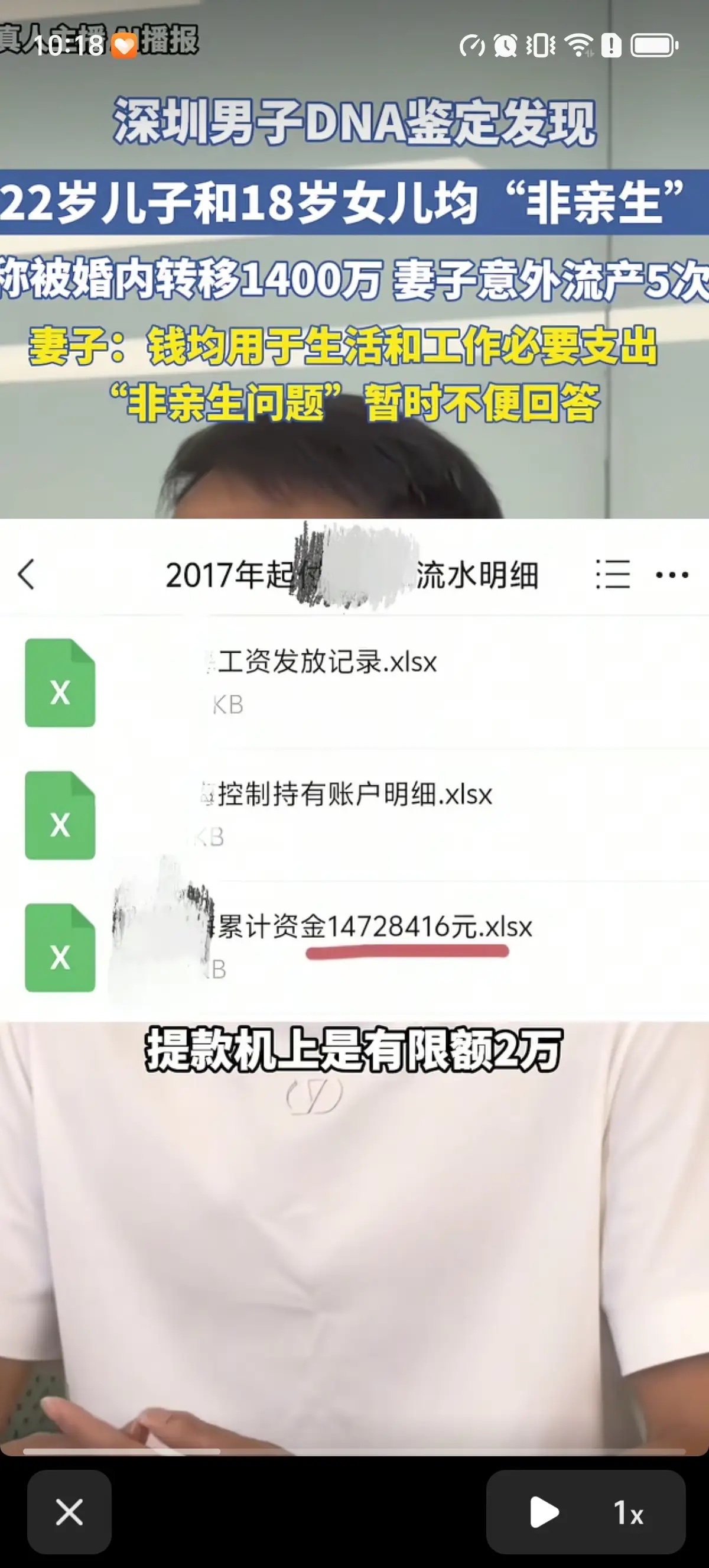 男子自述遭遇双重打击：称儿女非亲生，还指控妻子转移千万财产

近日，一起家庭纠纷在网络引发广泛讨论。来自江西抚州的万先生，在深圳经营一家电子产品电商贸易公司。他公开讲述自己的遭遇，先后做过两次亲子鉴定，结果显示自己养育的一双儿女都并非亲生。除此之外，他还控诉妻子在婚姻存续期间，通过各类方式转移夫妻共