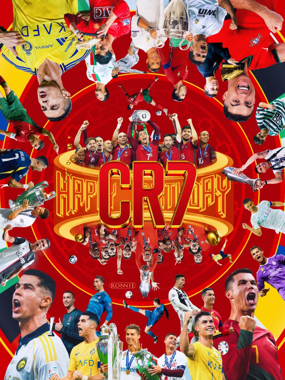 C罗41岁生日快乐 ✦ 今天是克里斯蒂亚诺·罗纳尔多41岁的生日，也是...