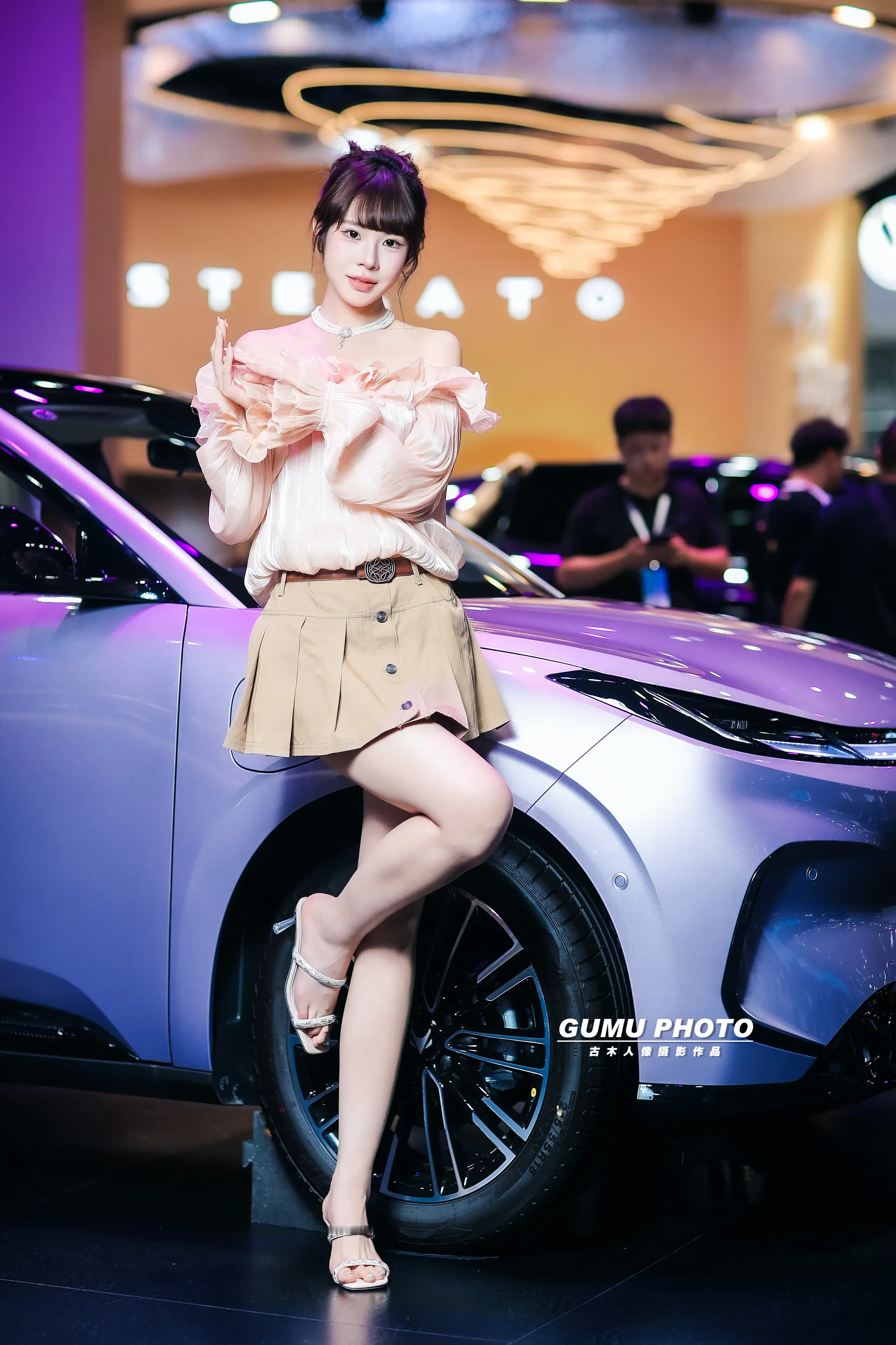 2026成都车展北汽展台模特