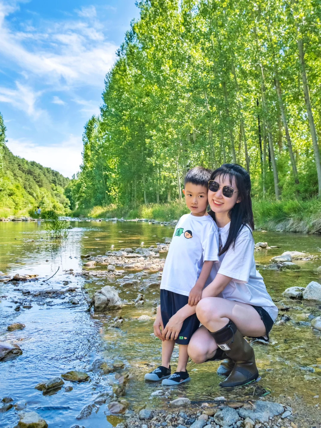 承包一整片小溪的快乐‼️烧烤玩水💦还不晒‼️