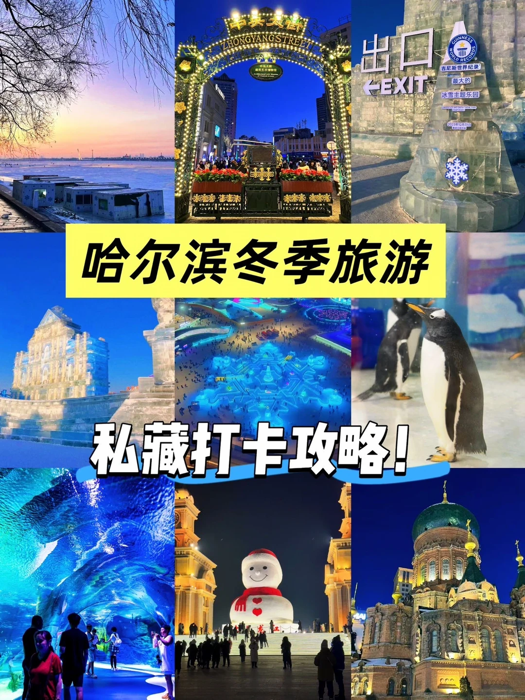 ❄️哈尔滨冬季旅游｜带娃私藏打卡攻略！