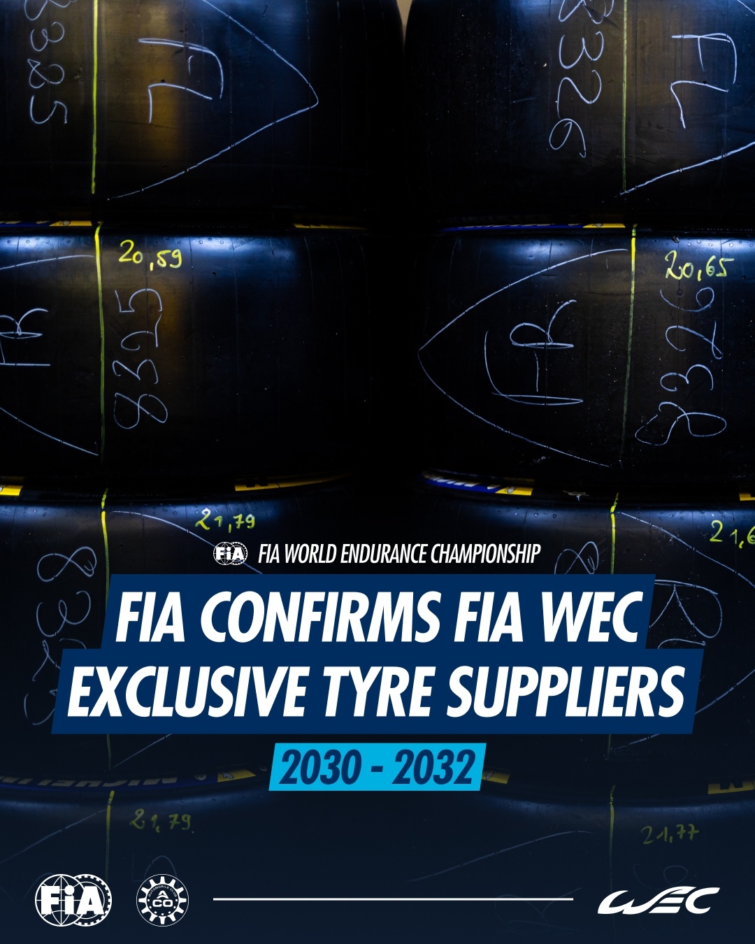 FIA正式确认了WEC世界耐力锦标赛在新一个合同周期（2030-2032）的轮胎供应商，目前为Hypercar组别供应轮胎的米其林和为LMGT3组别供应轮胎的固特异均获得了续约。

有意思的是，在今年四月的时候，固特异为了参与2030-2032年Hypercar组的轮胎供应招标而安排了一场测试收集数据。测试在法国保罗·里卡的赛 ​