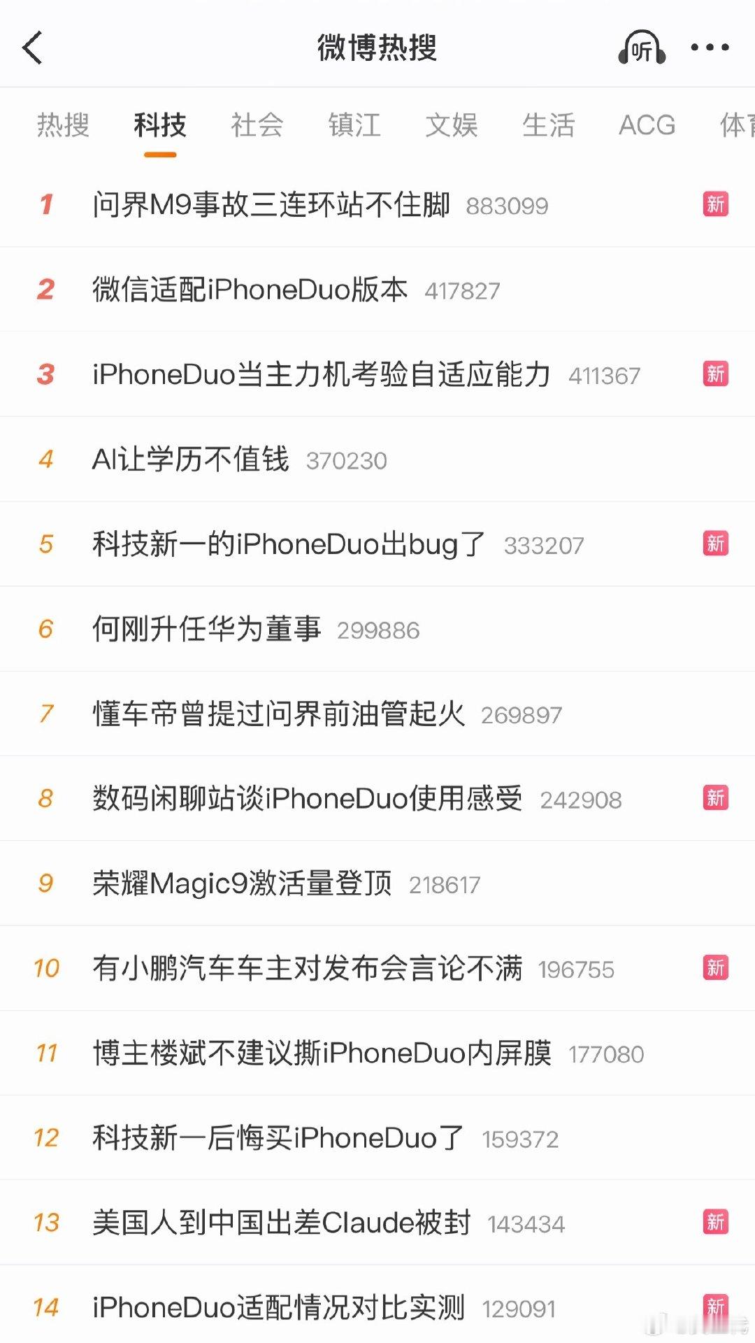 看得出来大家好像真的不太喜欢iPhone Duo，这一整天都没见到有谁在夸，普通评价就是台常规的折叠屏[doge] ​