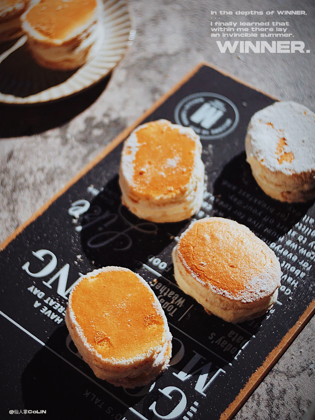 网红甜品🧈松软可口の雪域冰淇淋奶酪小贝