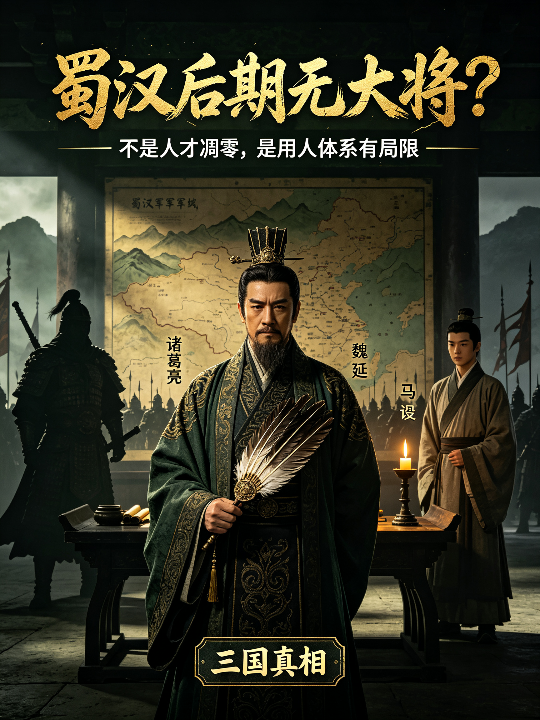 蜀汉后期无大将？根本不是人才凋零，是诸葛亮的用人格局锁死国运