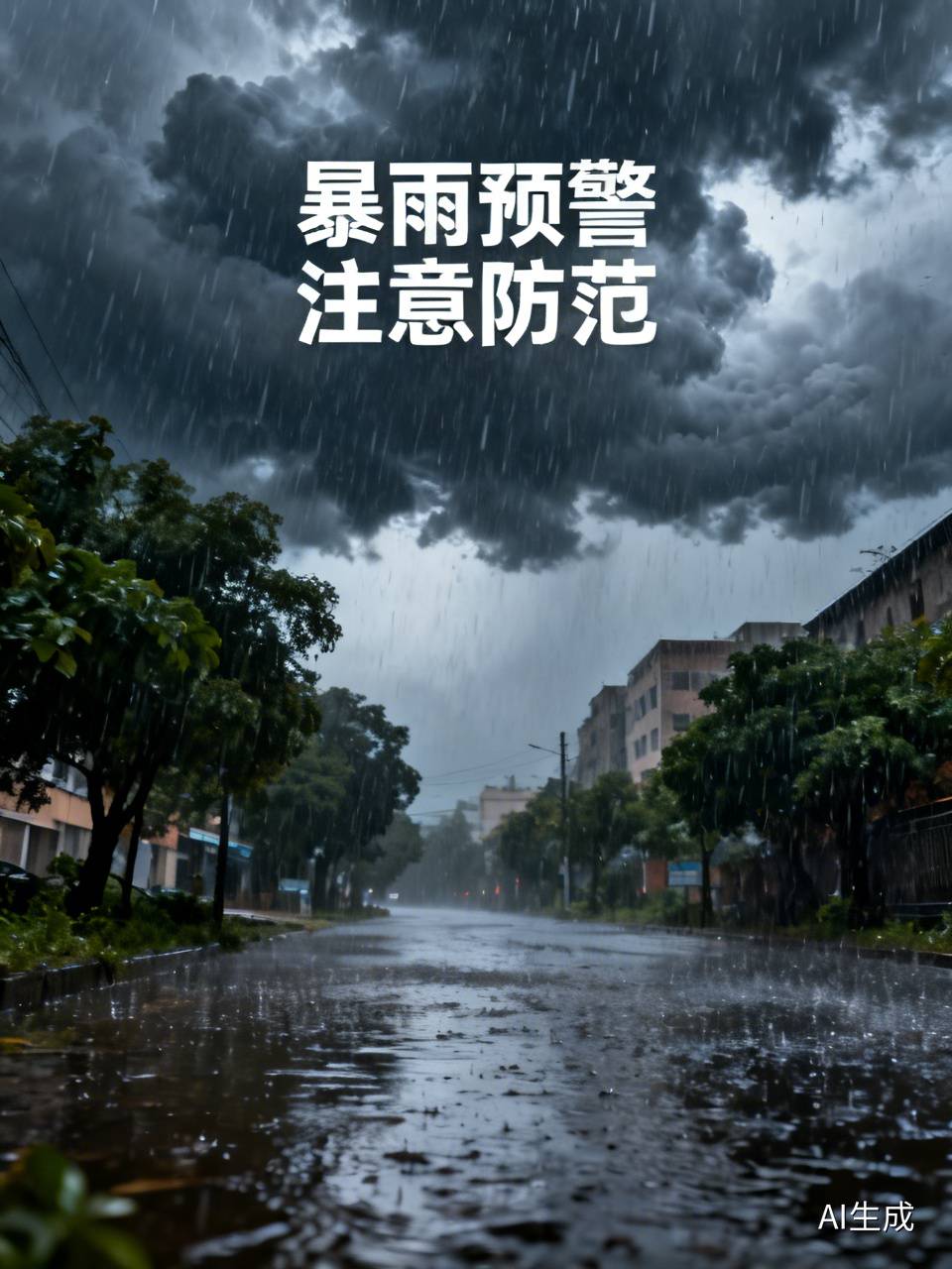 大雨倾盆的天气说来就来！谁能想到老天爷说变脸就变脸，不少地方已经迎来凶险的强降雨天气。难道我们还能掉以轻心、视而不见吗？中央气象台同时发出三道预警，这可不是小题大做，老话说“天有不测风云”，越是看似平常的日子，越要绷紧防范这根弦。
 
不知道大家有没有留意身边的变化？天空乌云密布，雨水噼里啪啦下个不