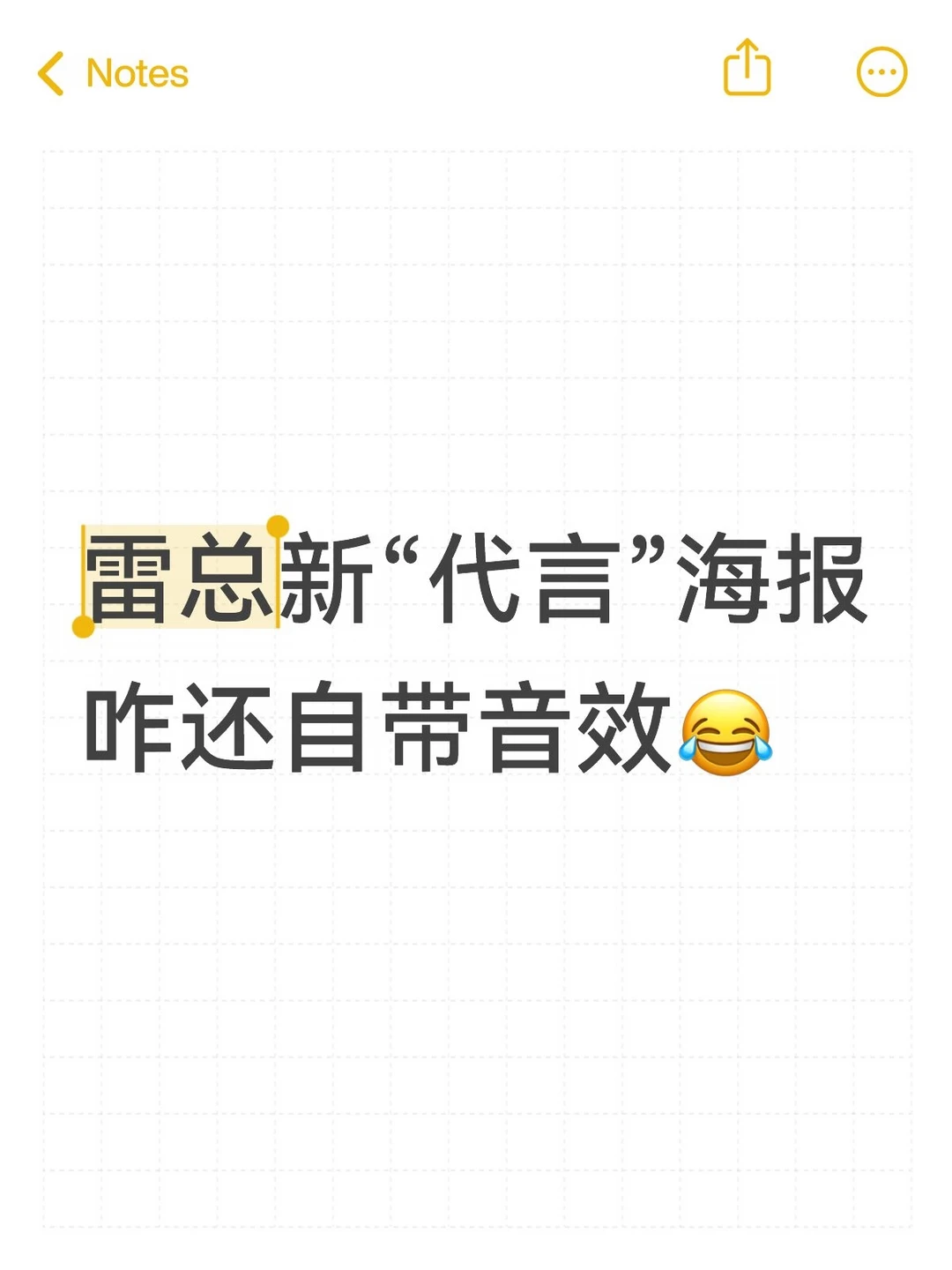 雷总本人看了都得愣一下😂