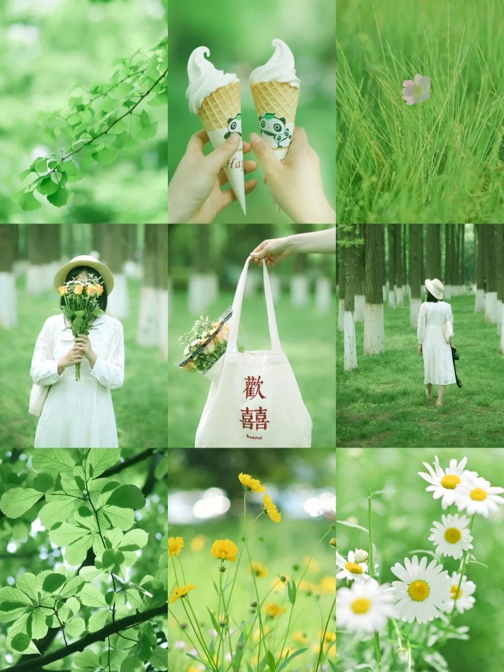 手机调色/小白也能get的夏日清爽绿，超治愈