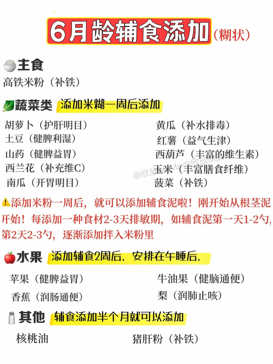吃错了危害大⚠️宝宝辅食添加全攻略✅