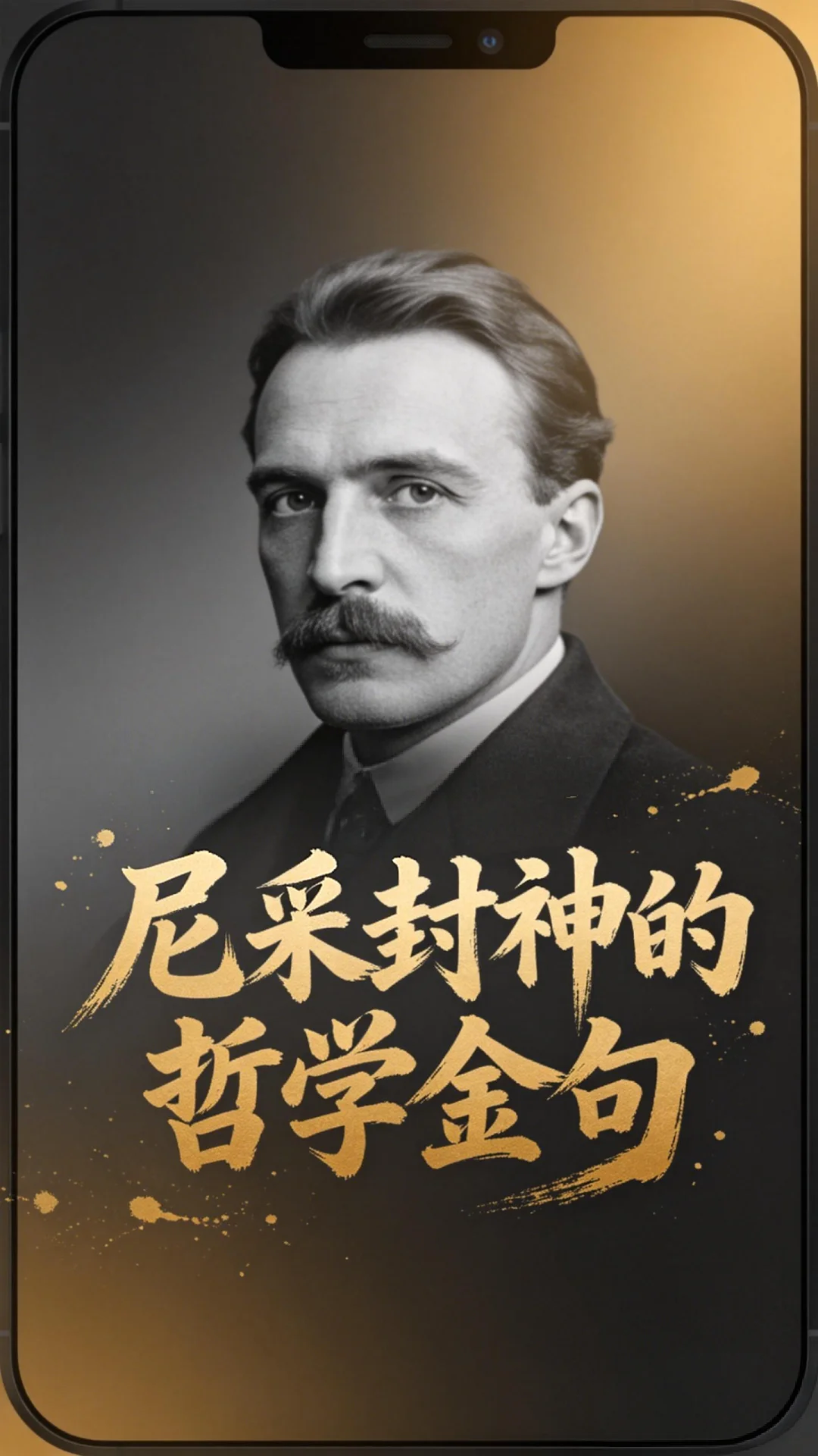 尼采封神的哲学金句