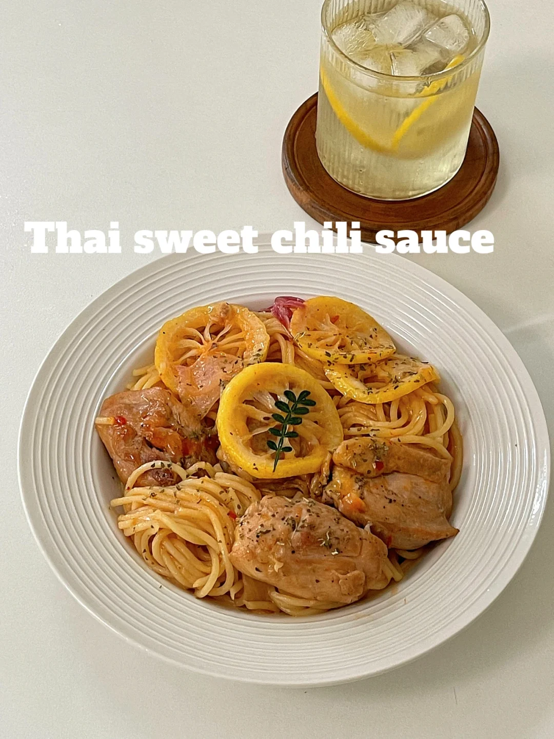 泰式柠檬甜辣鸡肉意面🍝酸辣爽口🍋适合夏天