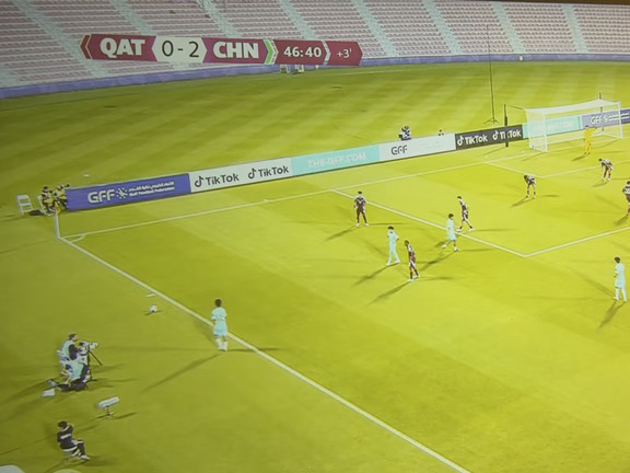 中国 U16 踢卡塔尔 U17，半场 2:0？