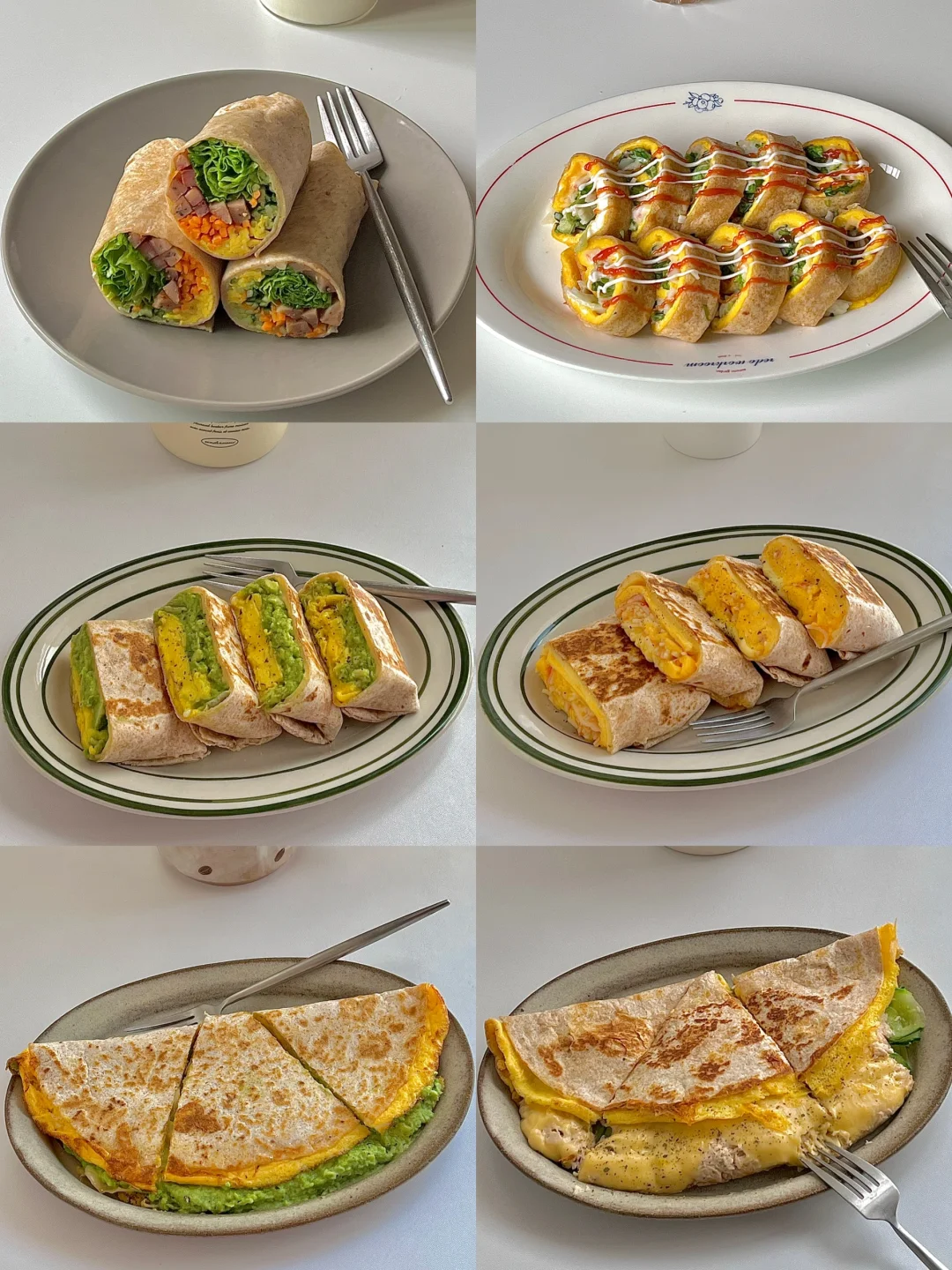 ☀️一周不重样全麦饼皮做法合集｜万物皆可卷