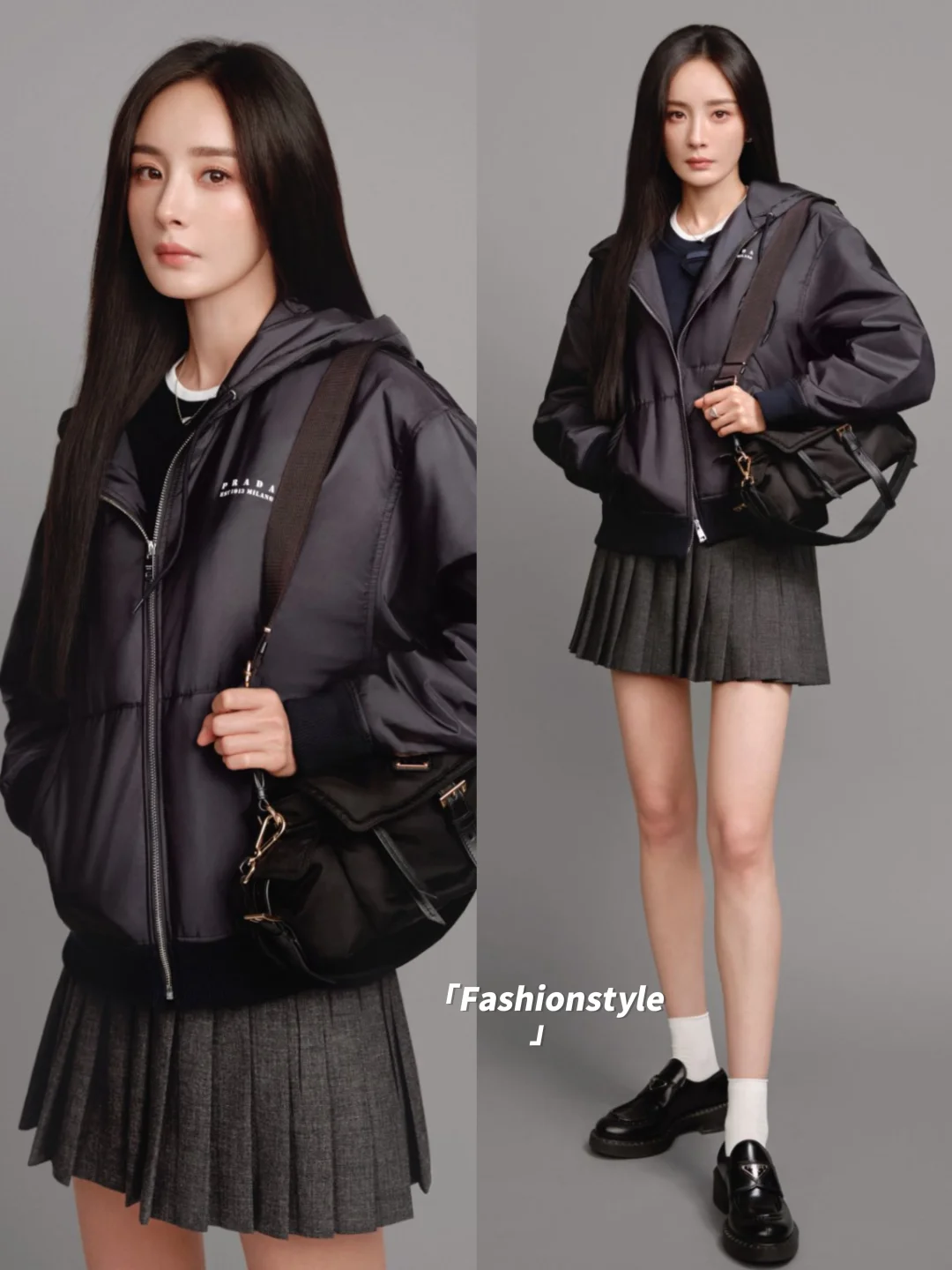 杨幂官宣新代言，穿普拉达的时髦幂