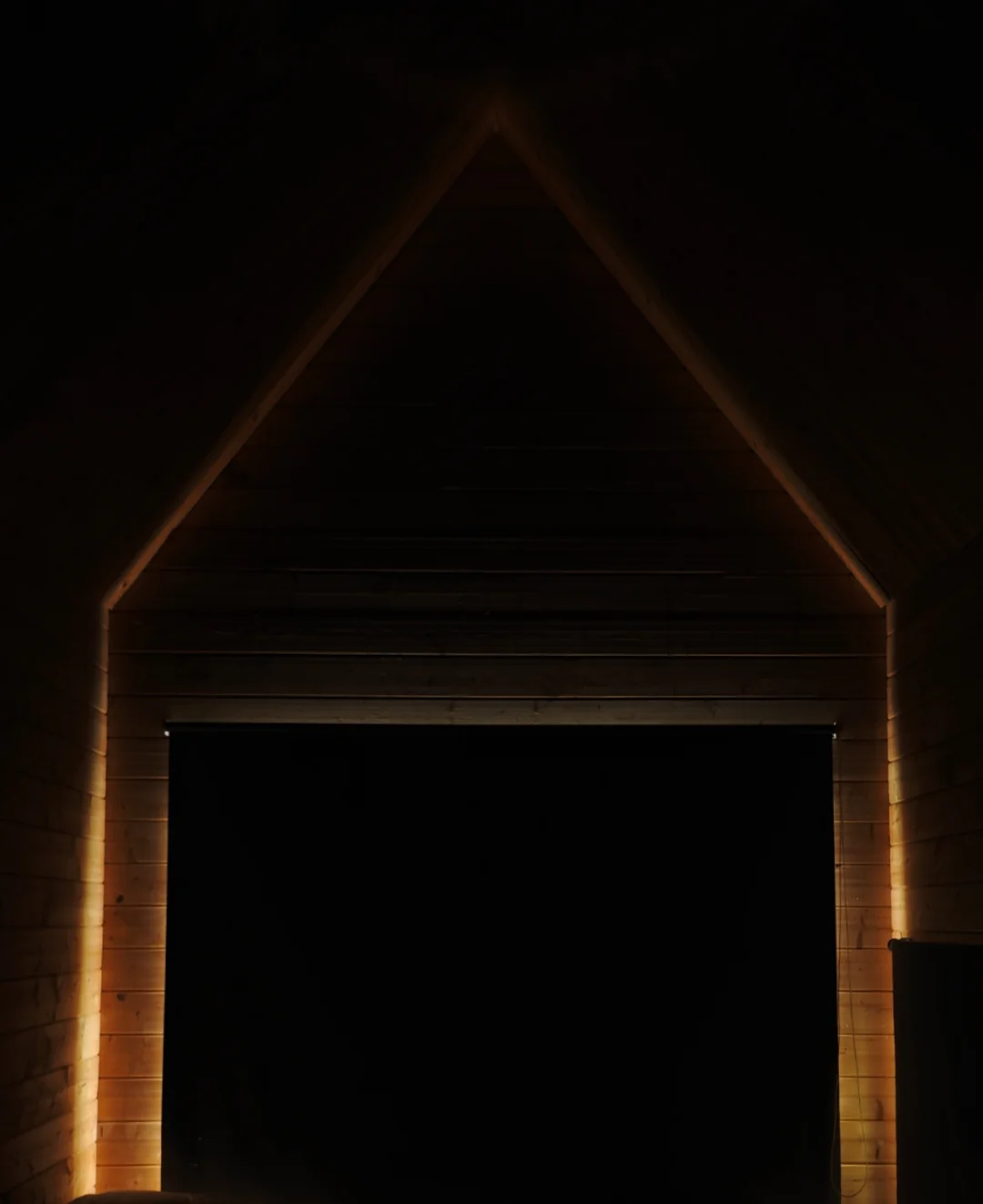 小木屋的光影～