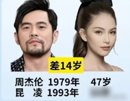 许嵩这事，14岁年龄差真不是重点。冯禧从小学就听他歌，节目里见到本人当场哭出来，三年后直接成了他老婆。
周杰伦和昆凌，差14岁。刘德华和朱丽倩，朱丽倩早年就是他铁粉。林志颖、王力宏、孙燕姿，一个个全被自己粉丝拿下了。
追星女孩眼里的顶配人生，压根不是要签名合影。是直接坐进他副驾驶，户口本上跟他写