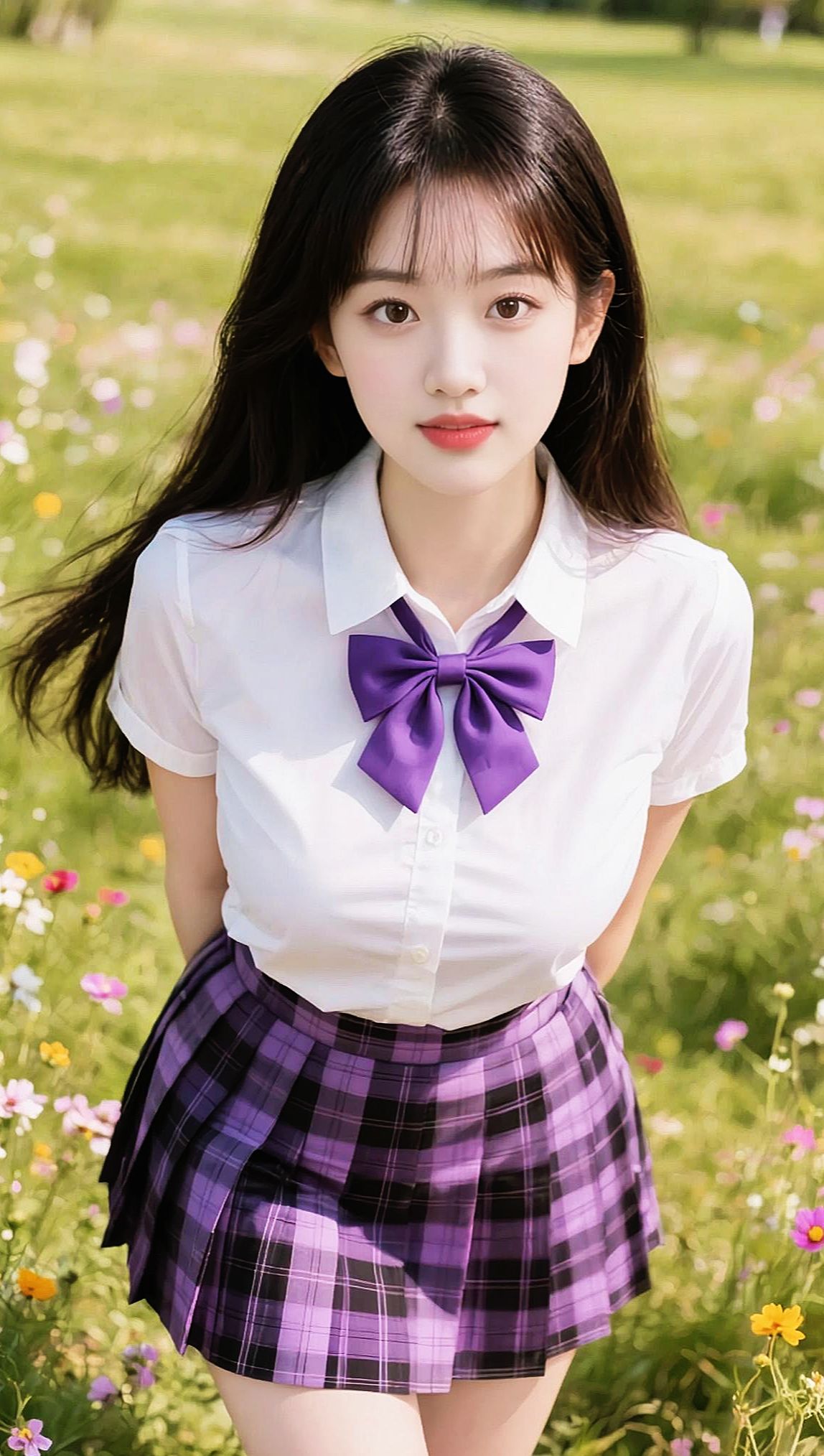 <p>日系花丛照 少女写真 甜系女孩 jk制服 学生时代 <!--{i...