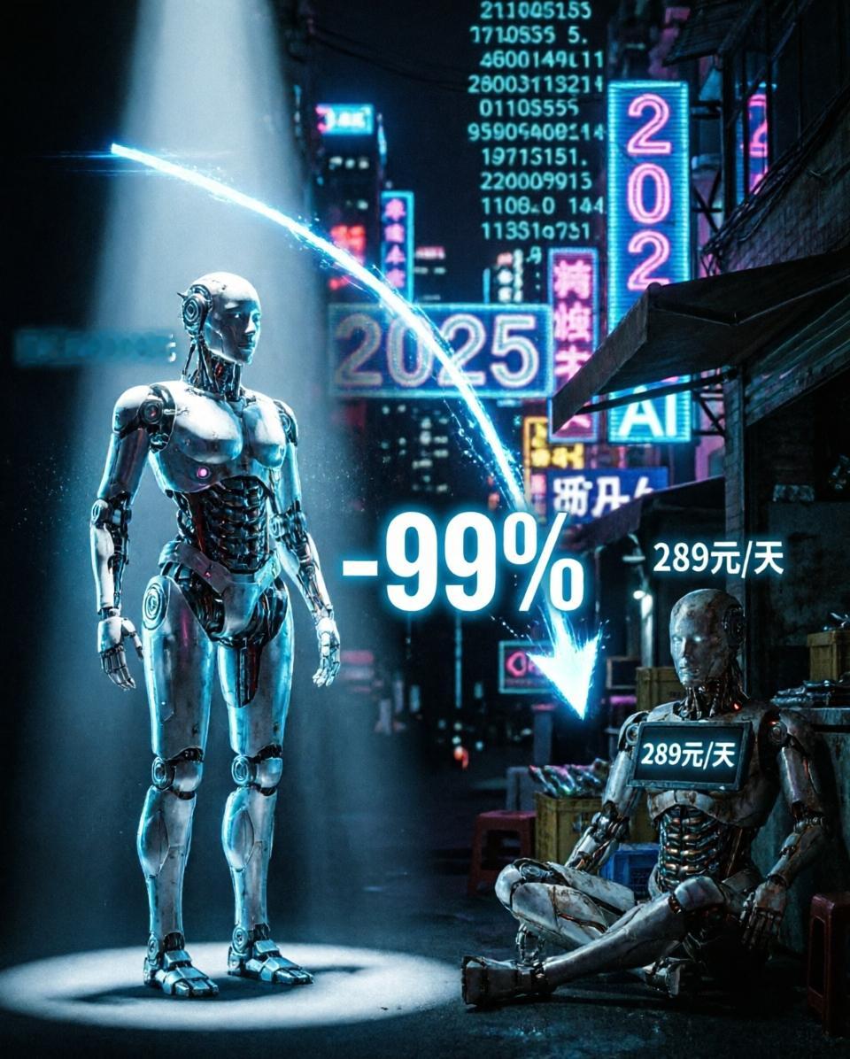 日租从3万跌到289块：人形机器人的&34;新鲜感泡沫&34;，一年就破了？

昨天看到个数据差点以为看错了——闲鱼上有人形机器人日租标价289块。

289块什么概念？比租高端单反还便宜，比雇舞蹈演员还便宜，连去年零头都不到。

一年前可不是这样。2025年春晚那波，宇树G1日租8000到15000，热门档期