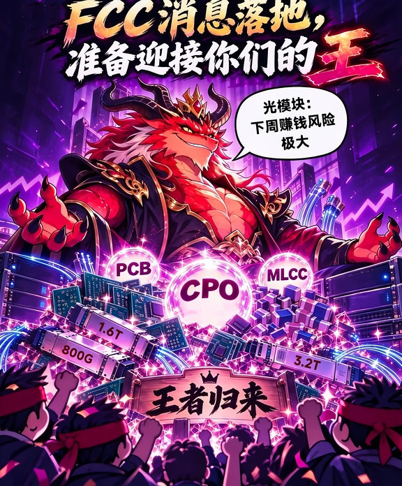 #光模块 #cpo #mlcc #pcb #半导体 #英伟达 #李一恩 #黄仁勋 #美股 #纳斯达克