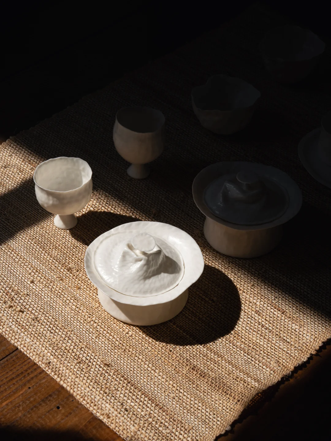 白瓷茶叙 | 手捏玉泥