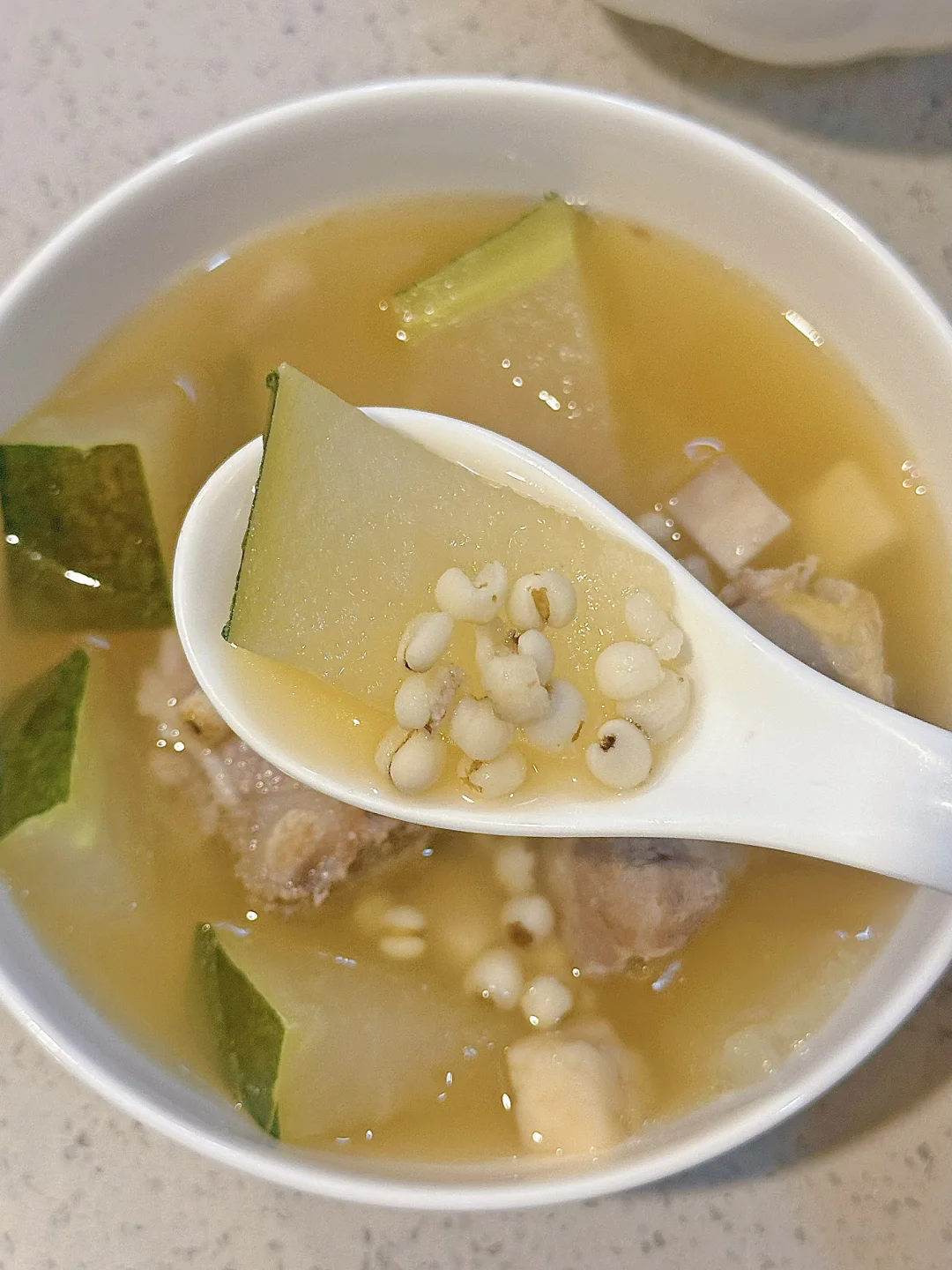 冬瓜薏米猪骨汤，广东人祛💦湿严选👍👍
