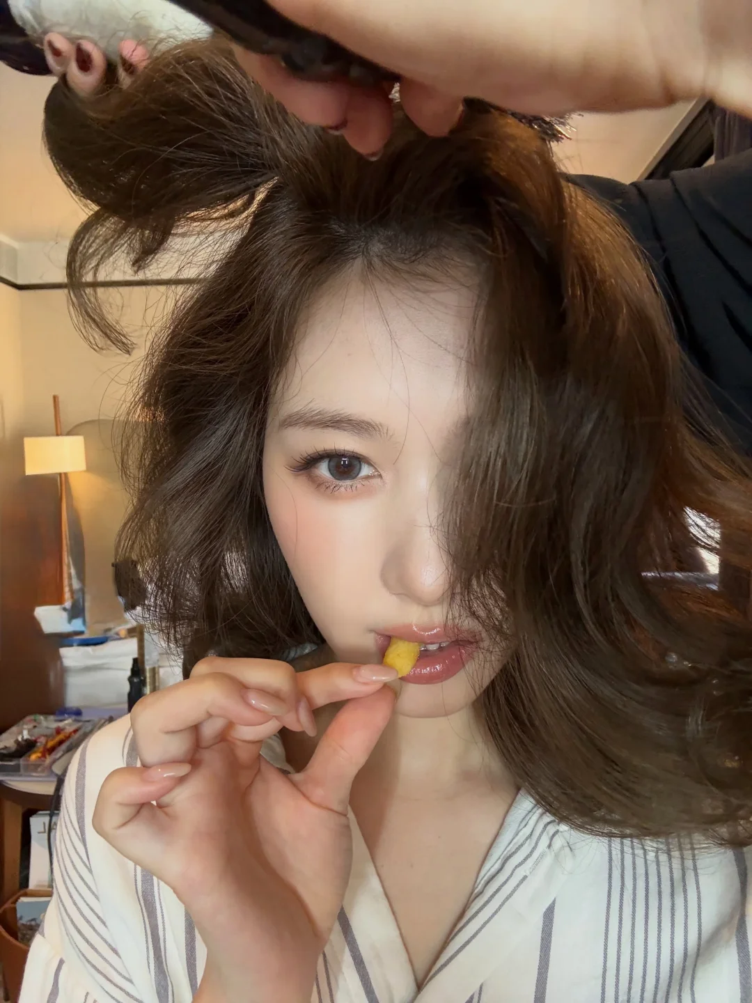 我想象中自己头发乱糟糟时候的样子🍟
