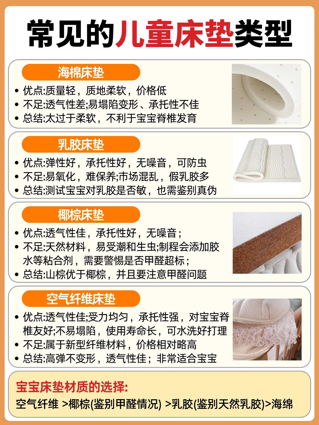 乱买宝宝床垫危害大⁉️新手爸妈一定要知道