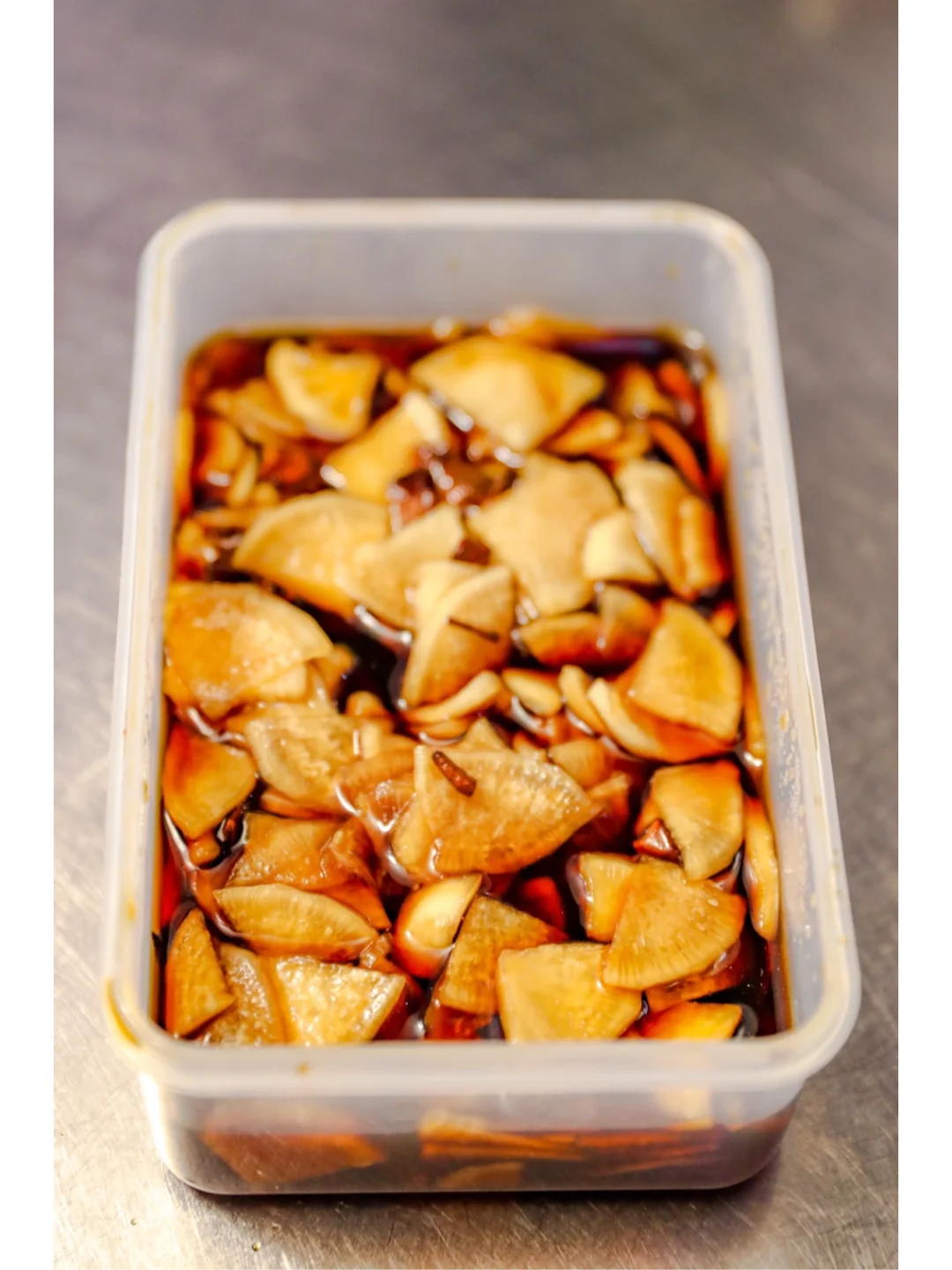 妈妈做了半辈子的完全无油的酱萝卜