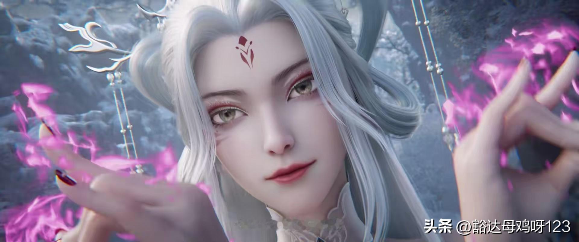 小白新造型曝光，开叉裙配大白腿好性感  从诛仙第三季新预告来看，小白这...