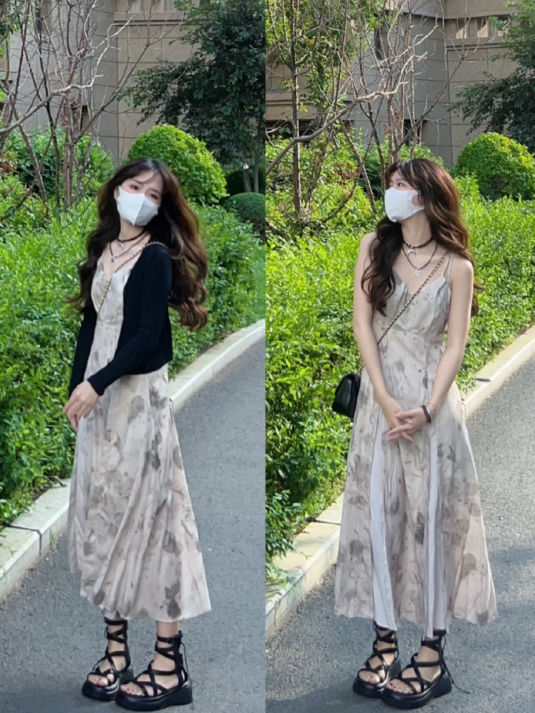 泼墨裙自带清冷感🎐