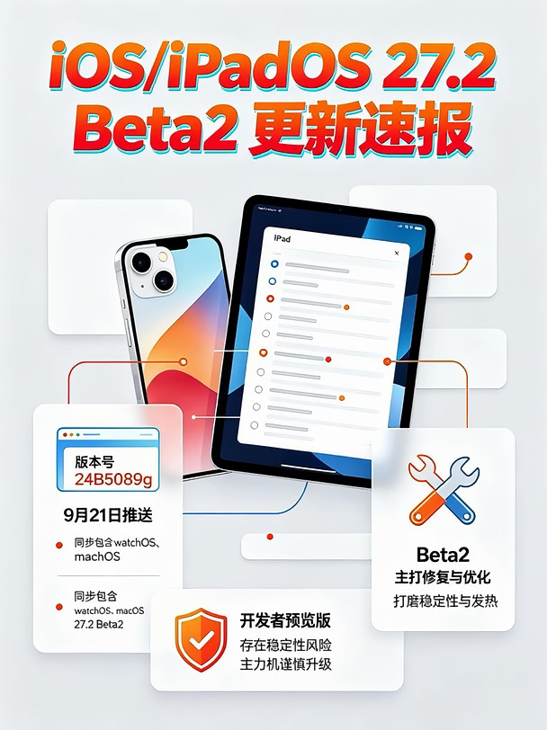 一文看懂iOS27.2 Beta2｜新功能+坑点全整理