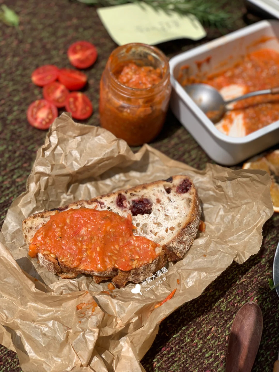 享受自制酱的浓醇| 🍅低卡杂籽番茄意面酱