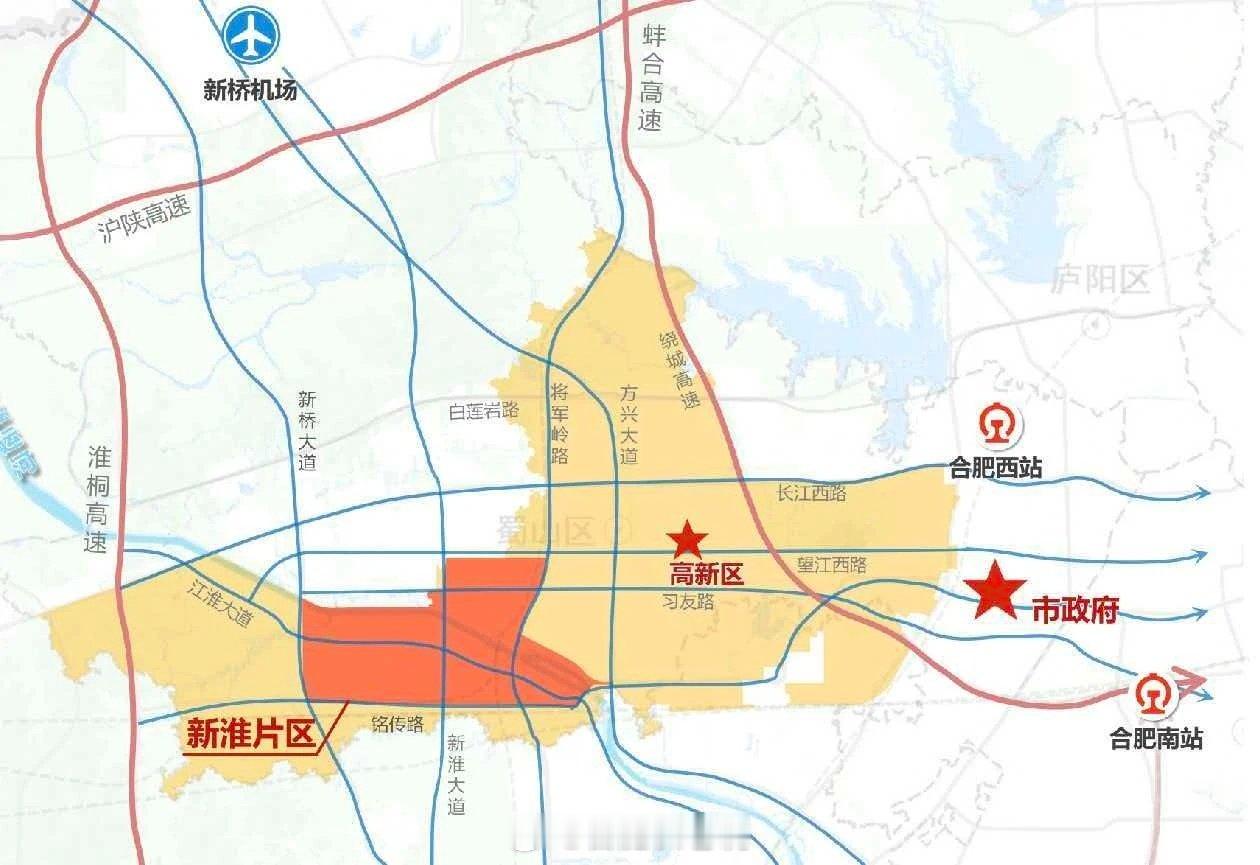 高新区新淮片区位置。新淮片区是高新区拓展产业空间、承载重大制造业项目的重要载体。当前，片区骨干路网已全面贯通，基础设施骨架基本成型。 ​