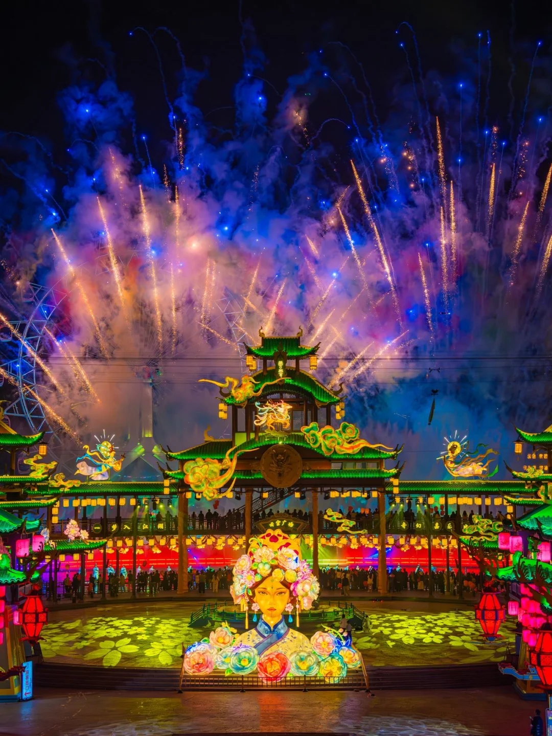 五一反向旅游❗️我拍到了古人笔下的上元盛景