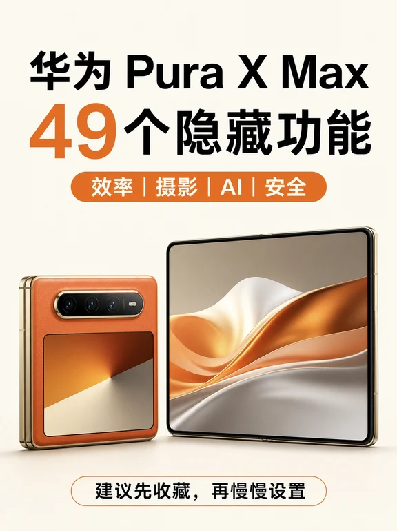 不会这些真的白买了｜Pura X Max功能合集✅