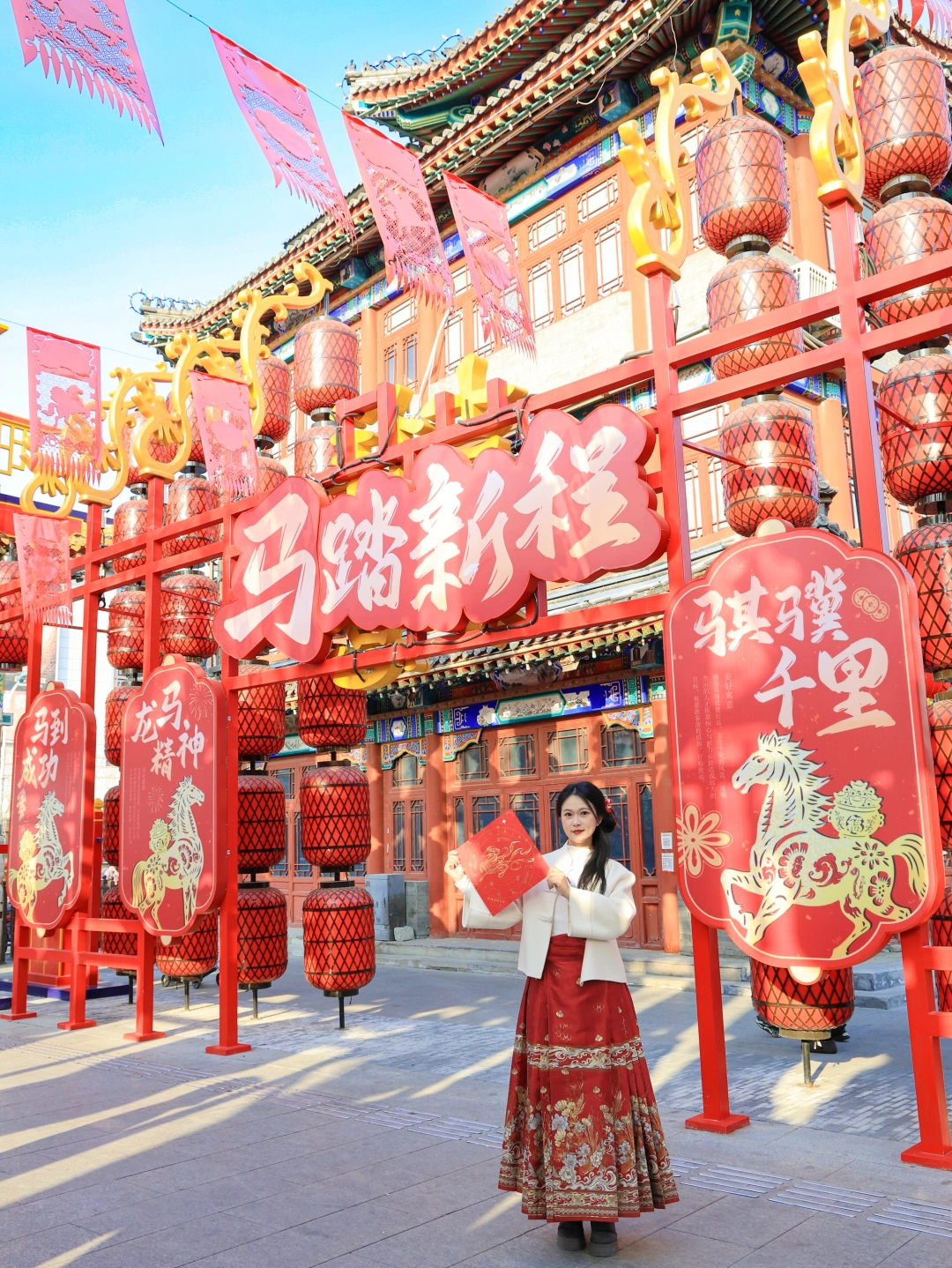 天津年味citywalk，杨柳青古镇花灯免费