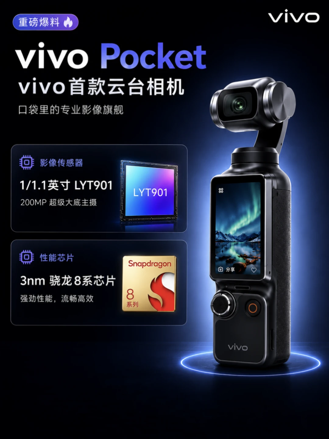 vivo Pocket系列新品配置提前看