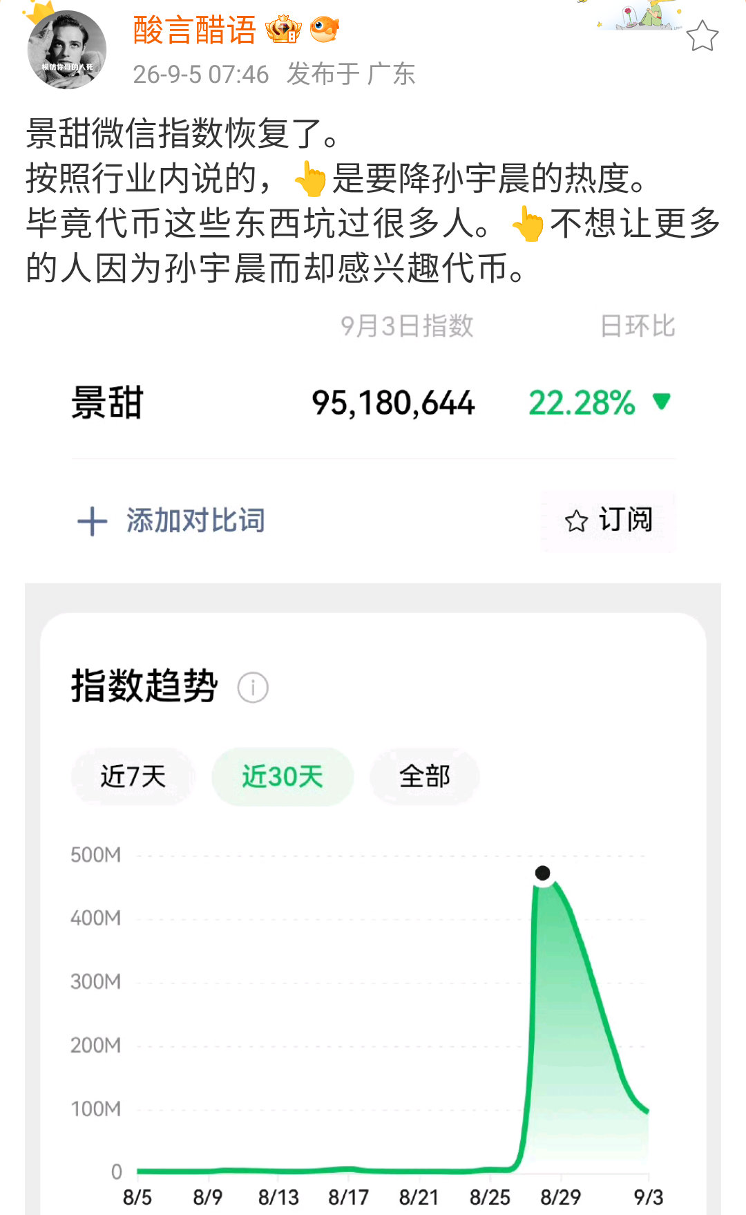看来还是景甜大佬更给力，之前被软封杀就觉得。。。嗯，不可能，不符合理解。 ​