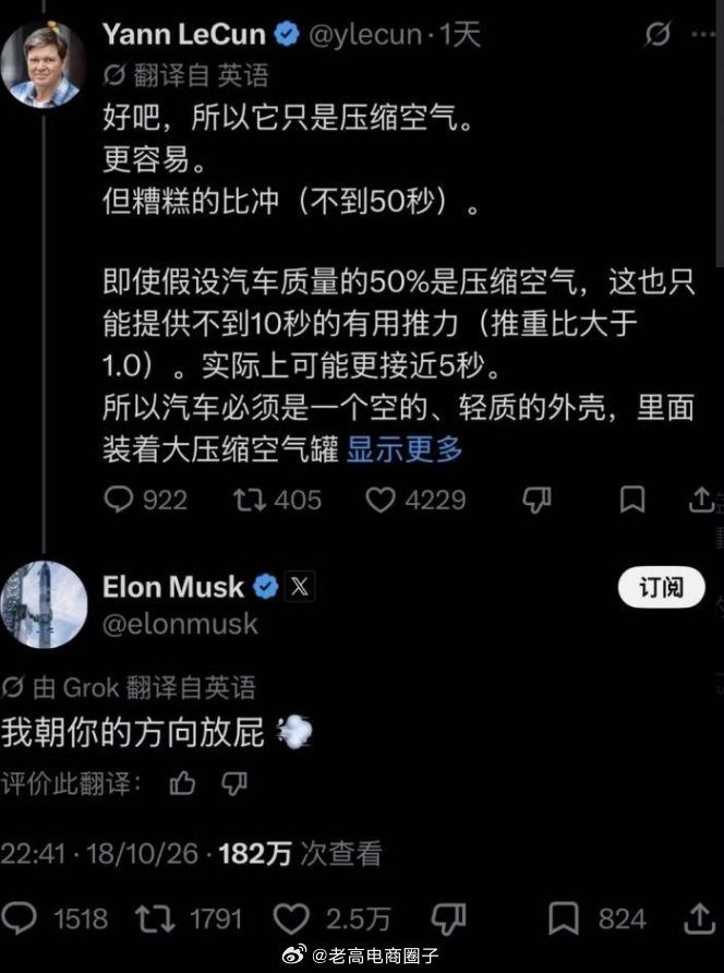 马斯克回应质疑，永远这么直白。 ​​​