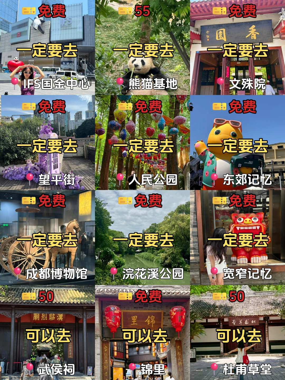 成都📍二日游丨懒人版不走回头路逛吃攻略✅