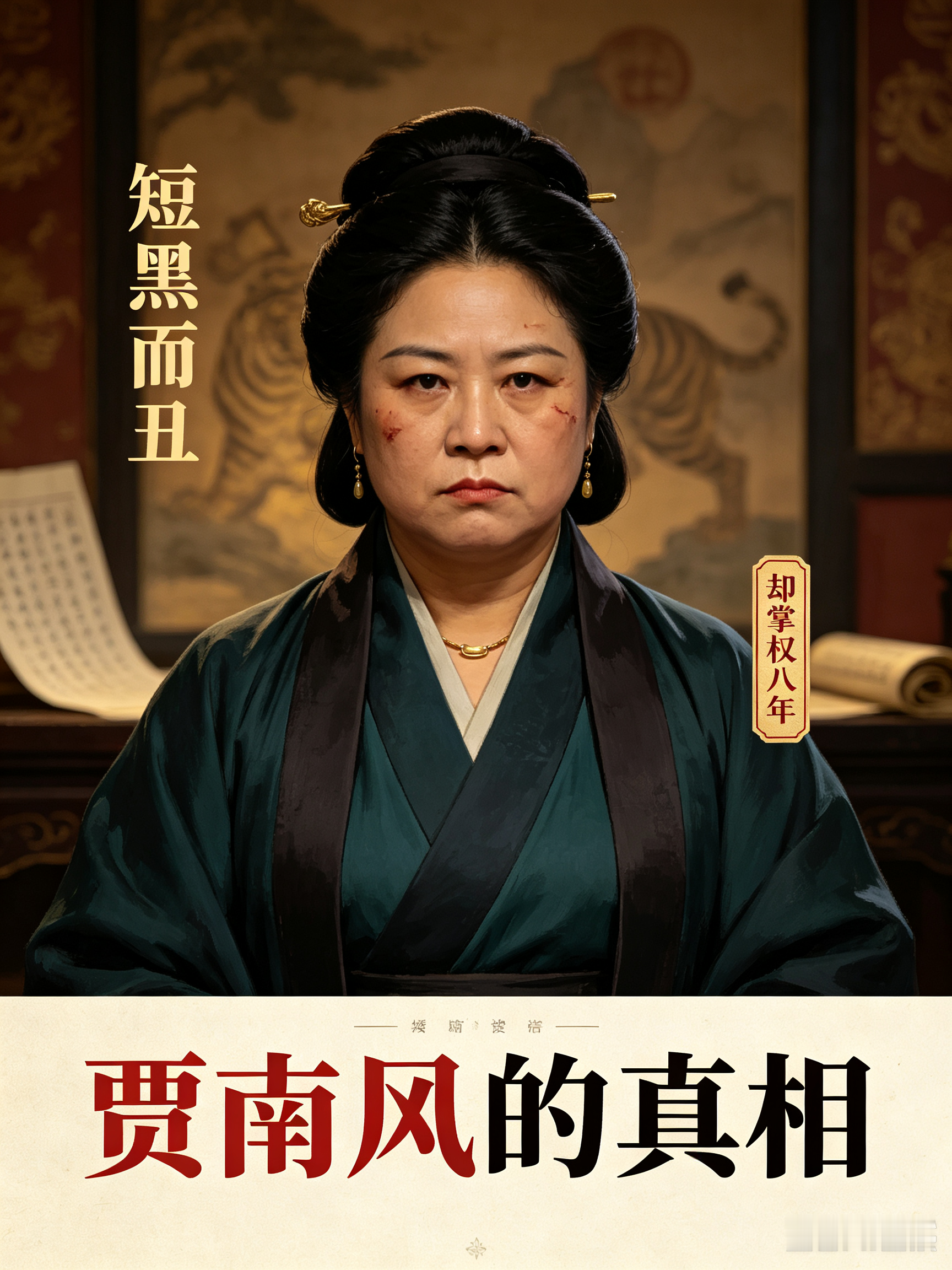 西晋“丑后”贾南风是如何专权的?世人提起贾南风，总会先贴上“丑后、妖后”的标签。《晋书》留下文字记载：短形青黑色，眉后有疵，晋武帝司马炎更是直言评价她“丑而短黑”。个子矮小，肤色黝黑，眉后脸上还有疤痕或胎记。
 
可一个疑点一直引人深思：与她一母同胞的亲妹妹贾午，便是典故“韩寿偷香”的主人公，史