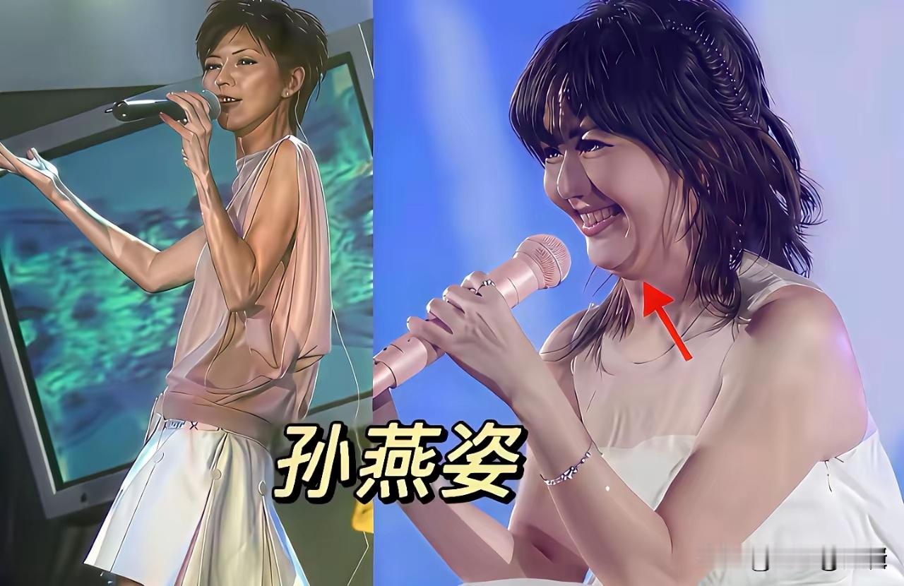 阿娇、孙燕姿、范晓萱、张惠妹、于娜——这些女星，长胖前和长胖后，有的判...