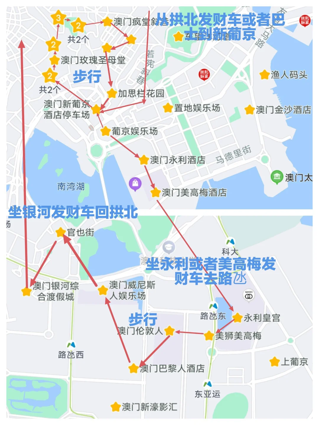澳门经典一日游路线，和经典打卡地点整理！