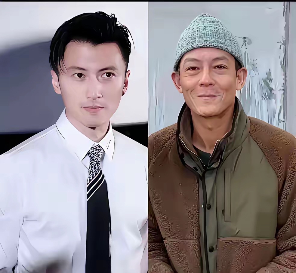 谢霆锋和陈冠希，两个人是同一年的，都是1980出生的，两个人的相片放在一起比较明显，感觉谢霆峰至少要年轻15岁至20岁，陈冠希比真实的年龄要老很多，陈冠希的母亲有八分之一是萄葡牙混血，这个也许是混血衰老较快的原因吧！