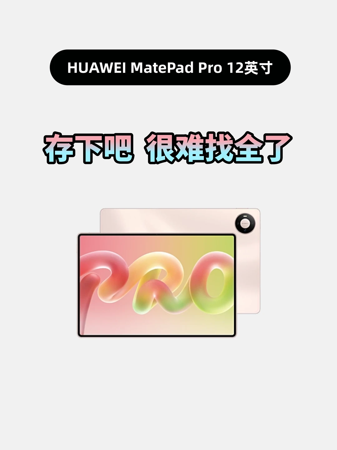 买华为MatePadPro12英寸存下，超详细难找全