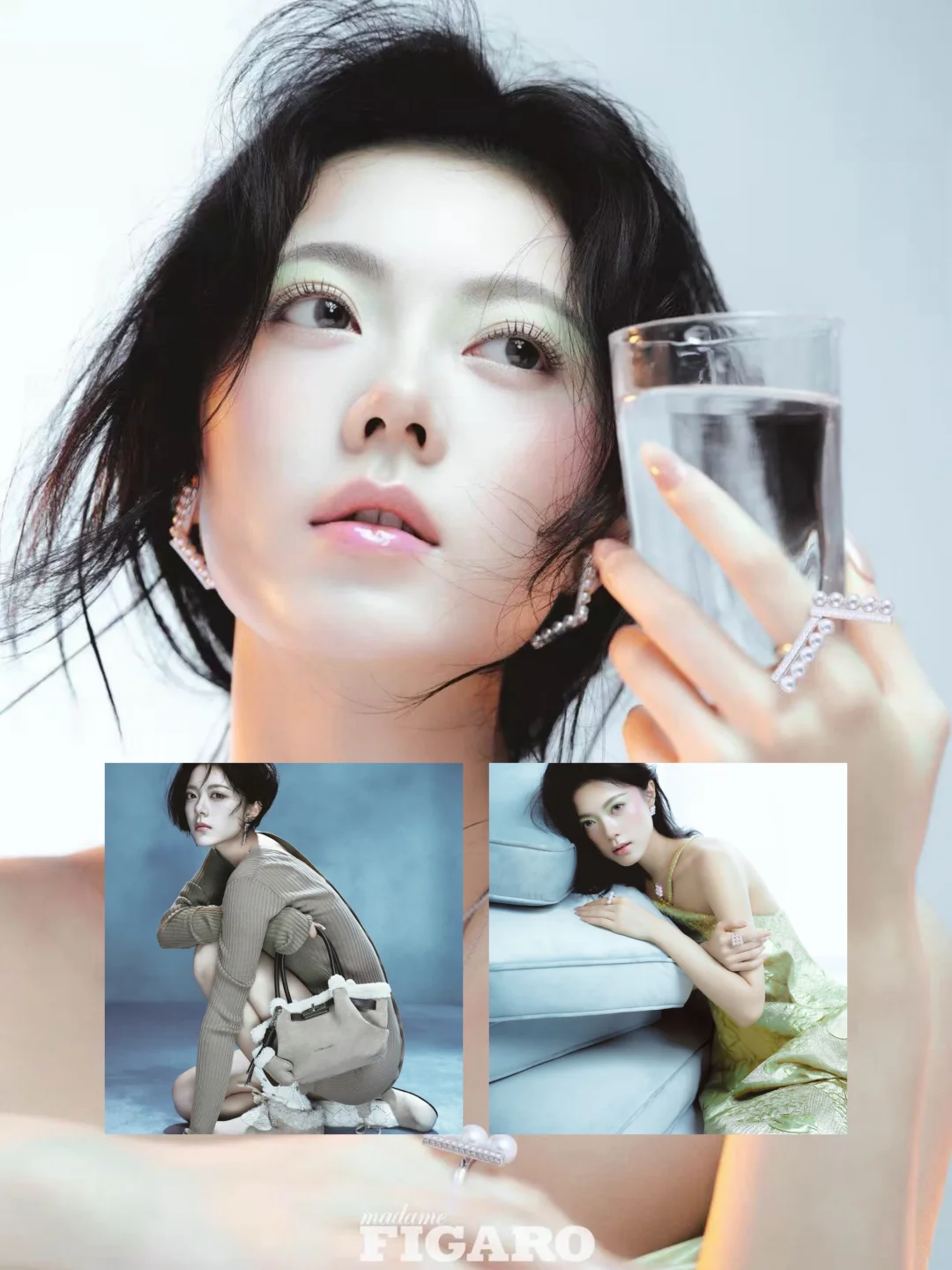 赵今麦生日登Figaro化身画报｜三封面豪华礼