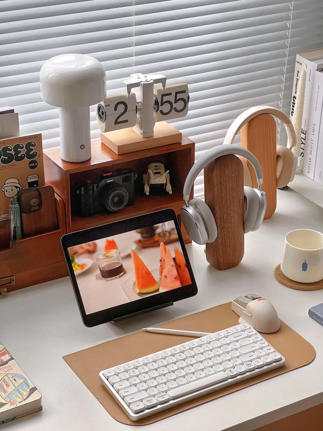 开学冲啊｜沉浸式韩系INS风书桌布置❗️