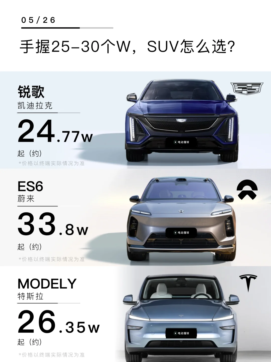 手握25-30个W，新能源SUV怎么选？