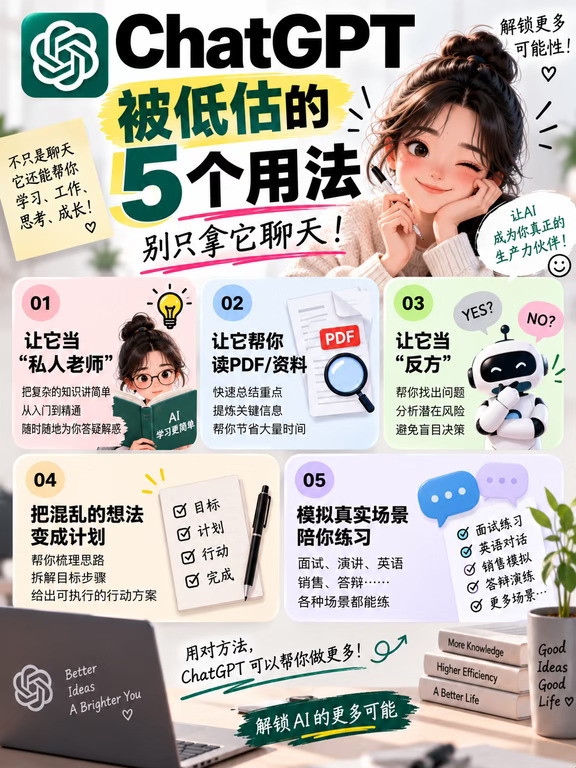 用了这么久ChatGPT，这5个功能真的被低估了