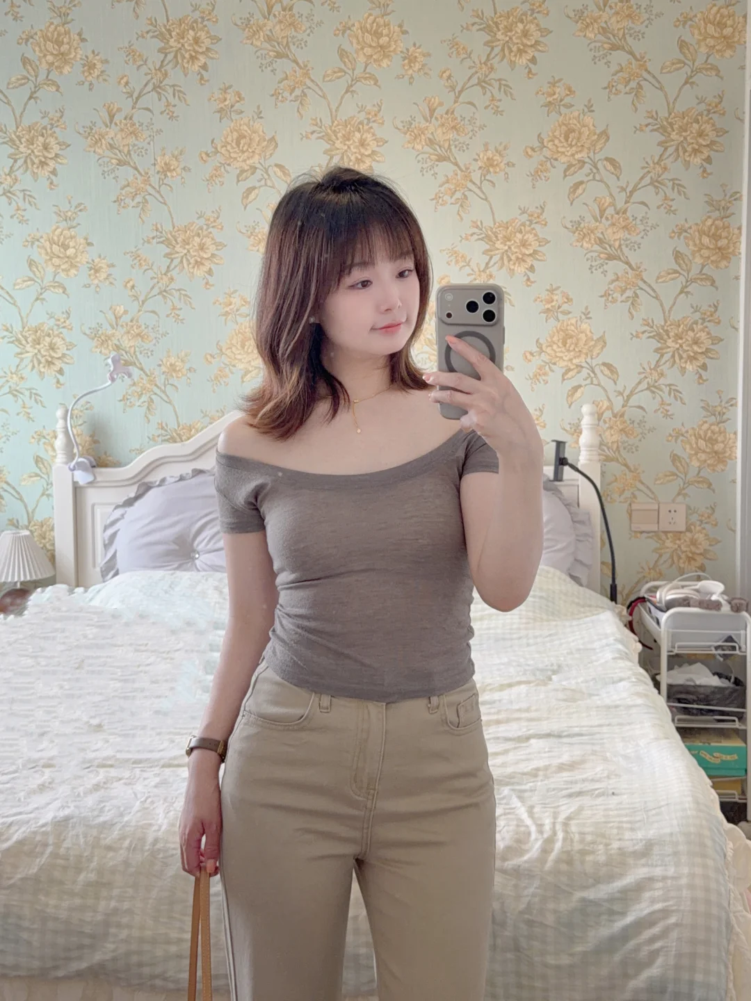 153cm48kg｜微胖咖色系夏日穿搭